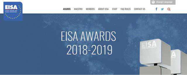 EISA公布2018-2019年度摄影器材产品大奖