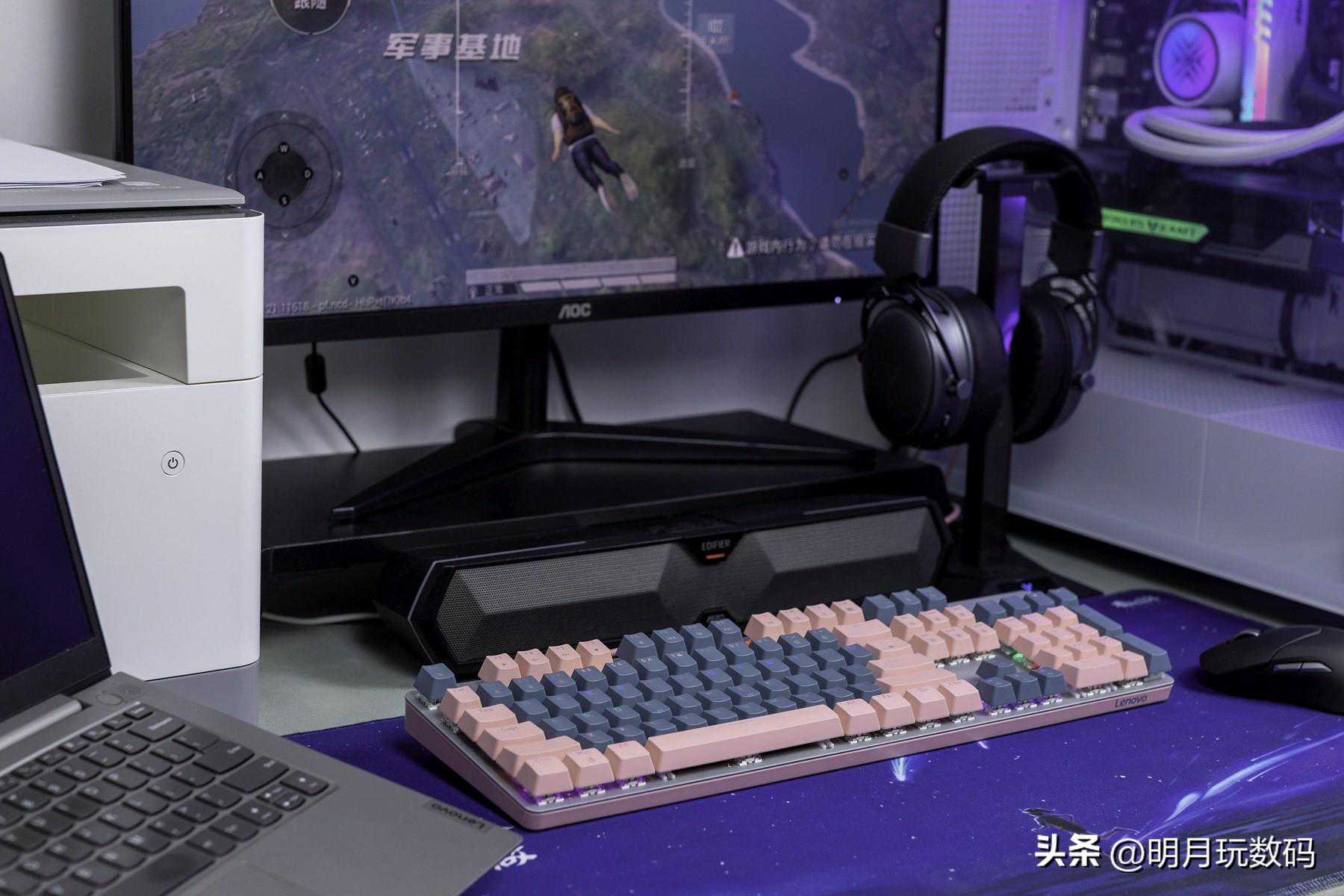 100元的机械键盘是什么样的体验，联想有线机械键盘MK5评测