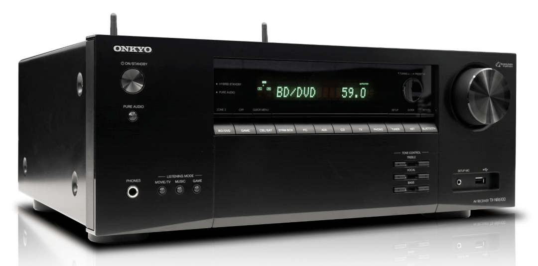 THX认证8K全格式支持 ONKYO TX-NR6100 7.2声道AV接收机