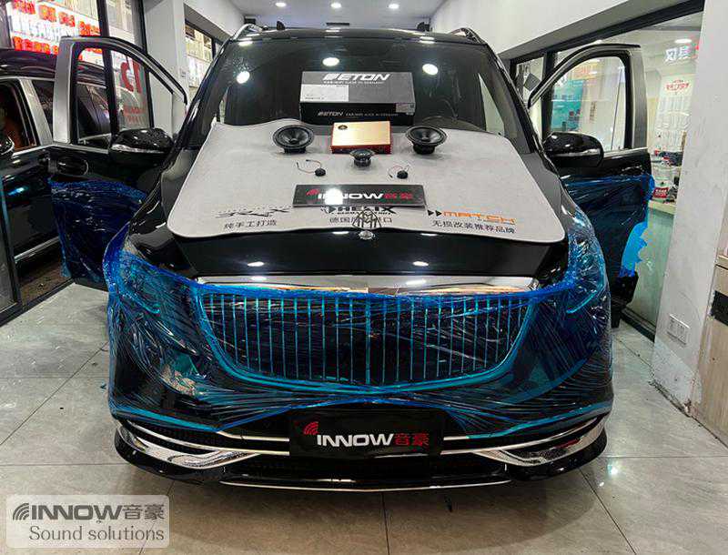 美妙动听 上海音豪奔驰V260汽车音响改装德国伊顿 POW 172.2两分频